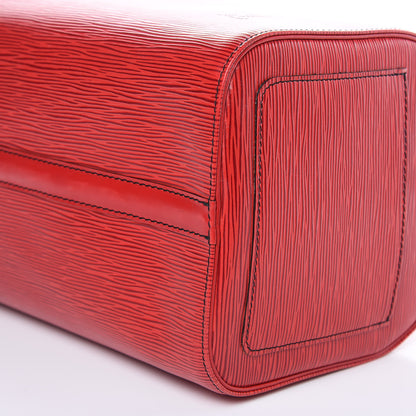 Louis Vuitton Epi Speedy 30 Castillan Red 9 of 15