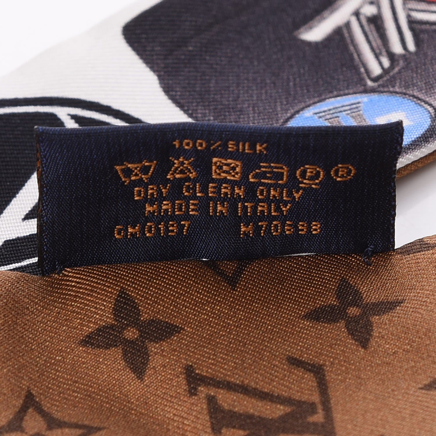 Louis Vuitton Silk Monogram Tribute To Twist BB Bandeau 4 of 5