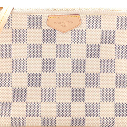 Louis Vuitton Damier Azur Double Zip Pochette 9 of 12