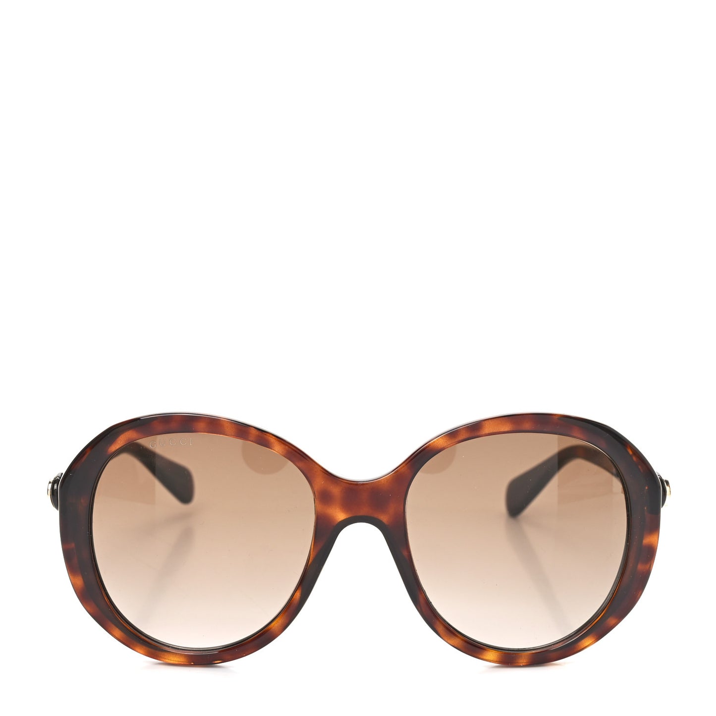 Acetate Round GG Sunglasses GG0368S Havana