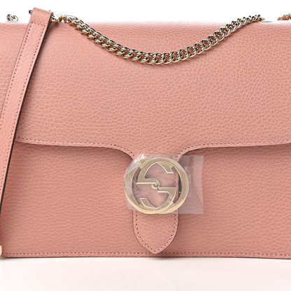 Gucci Dollar Calfskin Interlocking G Shoulder Bag Soft Pink 10 of 10