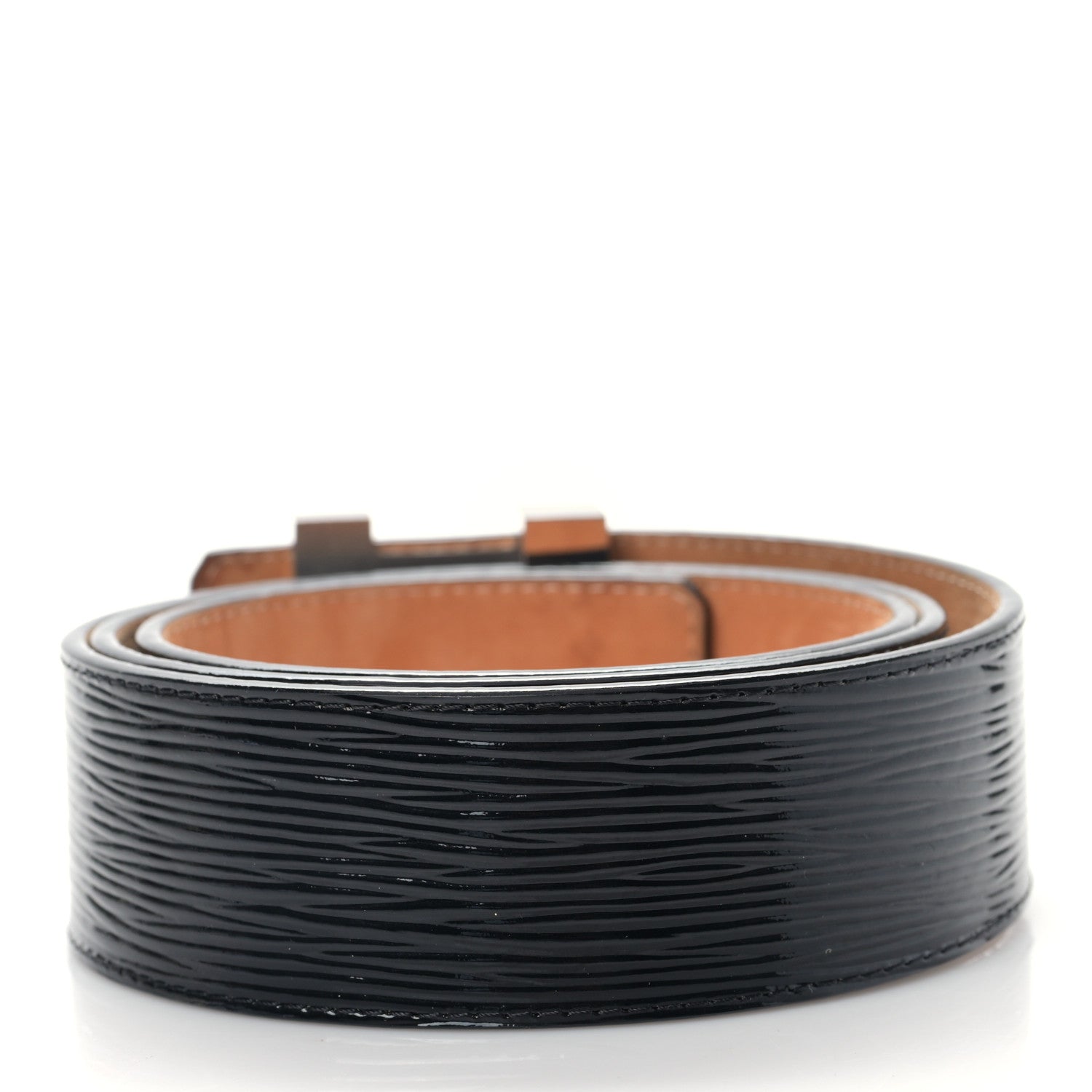 Louis Vuitton Epi Electric 40mm LV Initiales Belt 80/32 Black 2 of 5
