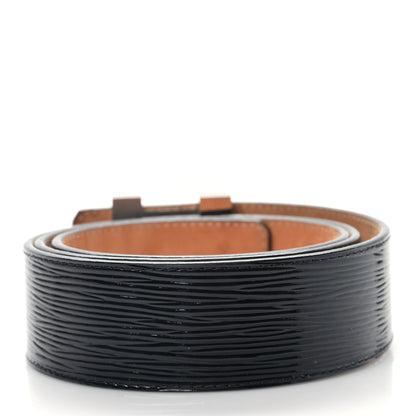 Louis Vuitton Epi Electric 40mm LV Initiales Belt 80/32 Black 2 of 5