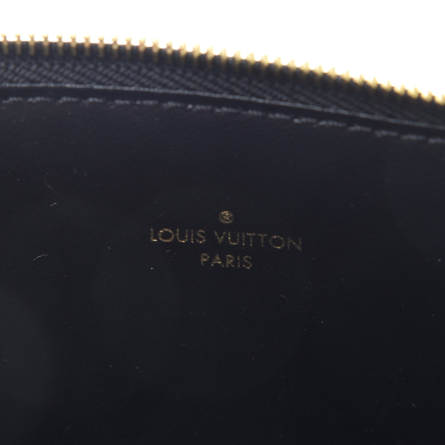 Louis Vuitton Empreinte Felicie Chain Wallet Zippered Insert Black 6 of 6