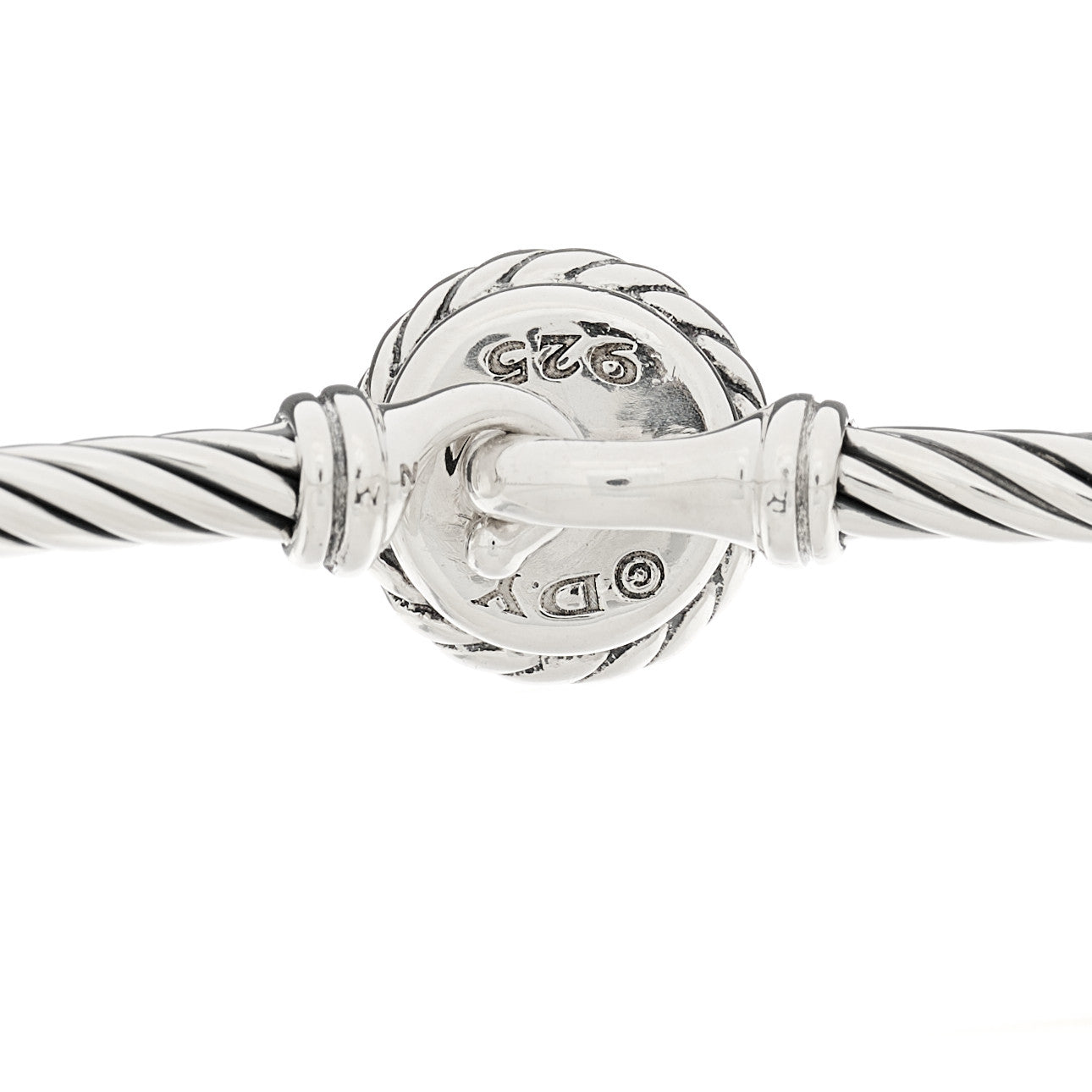 David Yurman Sterling Silver Blue Topaz 3mm Chatelaine Bracelet 3 of 3
