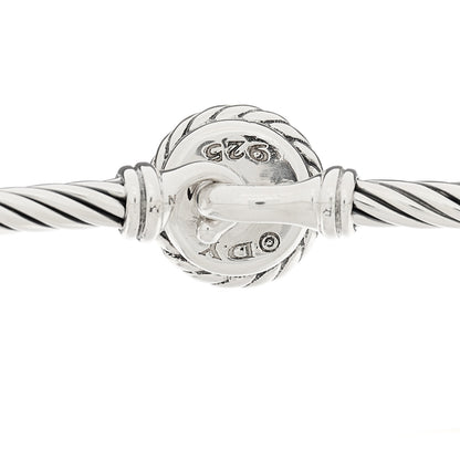 David Yurman Sterling Silver Blue Topaz 3mm Chatelaine Bracelet 3 of 3