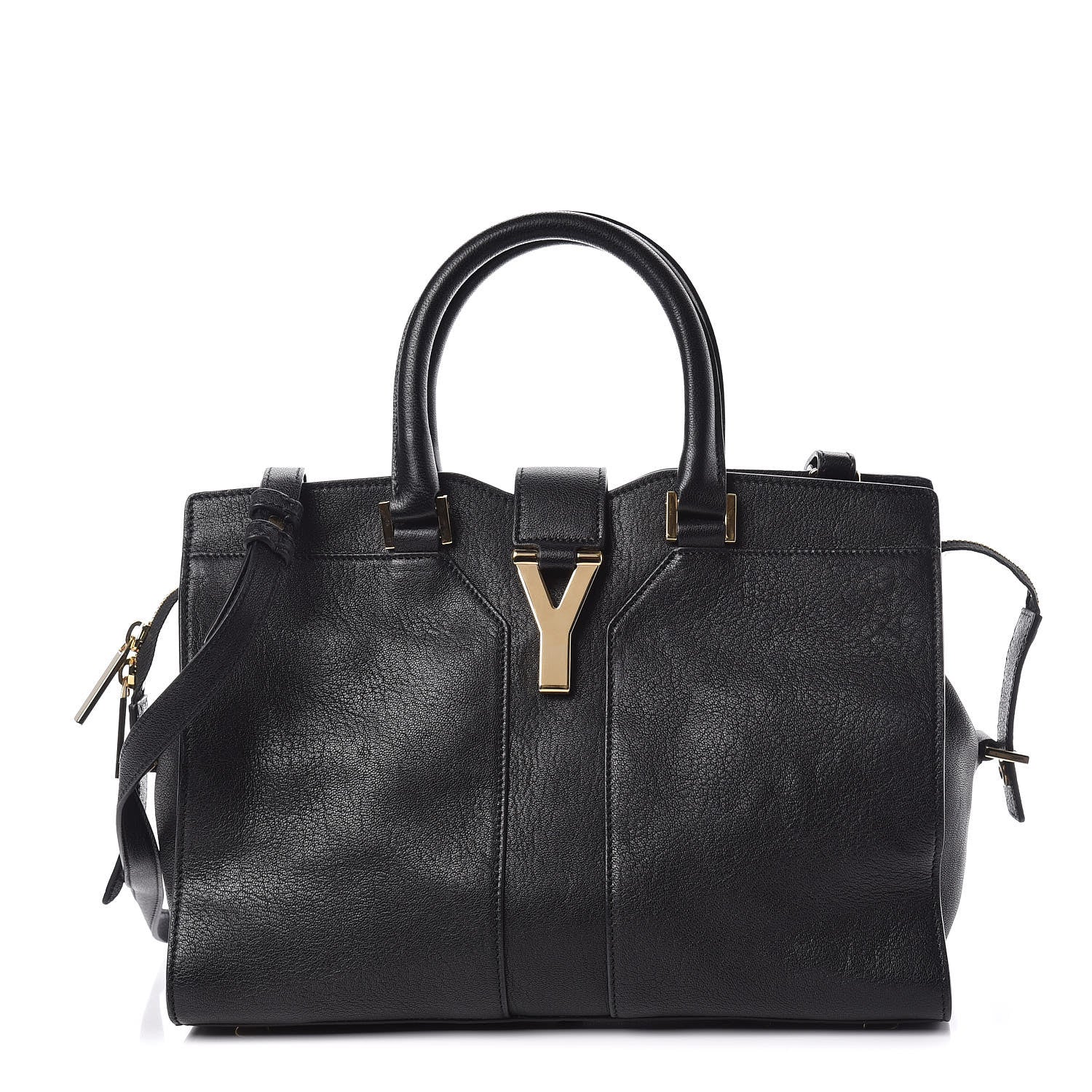 Saint Laurent Sheepskin Small Cabas ChYc Black 1 of 11