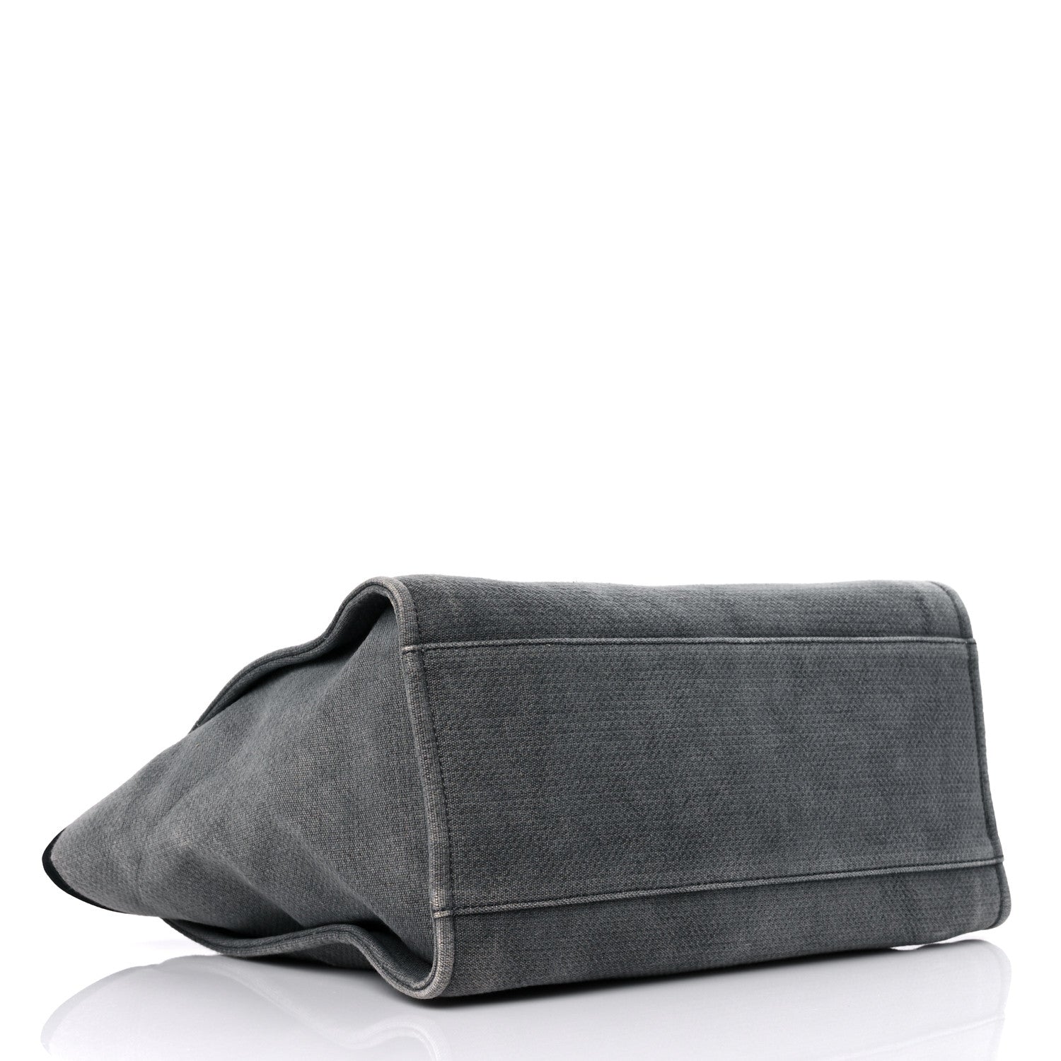 Chanel Canvas Medium Deauville Tote Grey 4 of 14