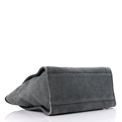 Chanel Canvas Medium Deauville Tote Grey 4 of 14