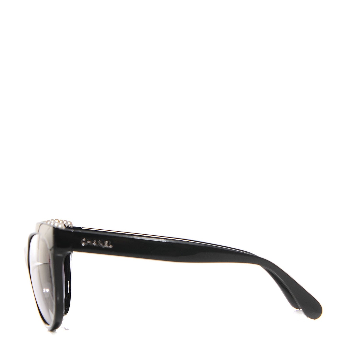 Freshwater Cultured Pearl Butterfly Sunglasses 6040 H Black