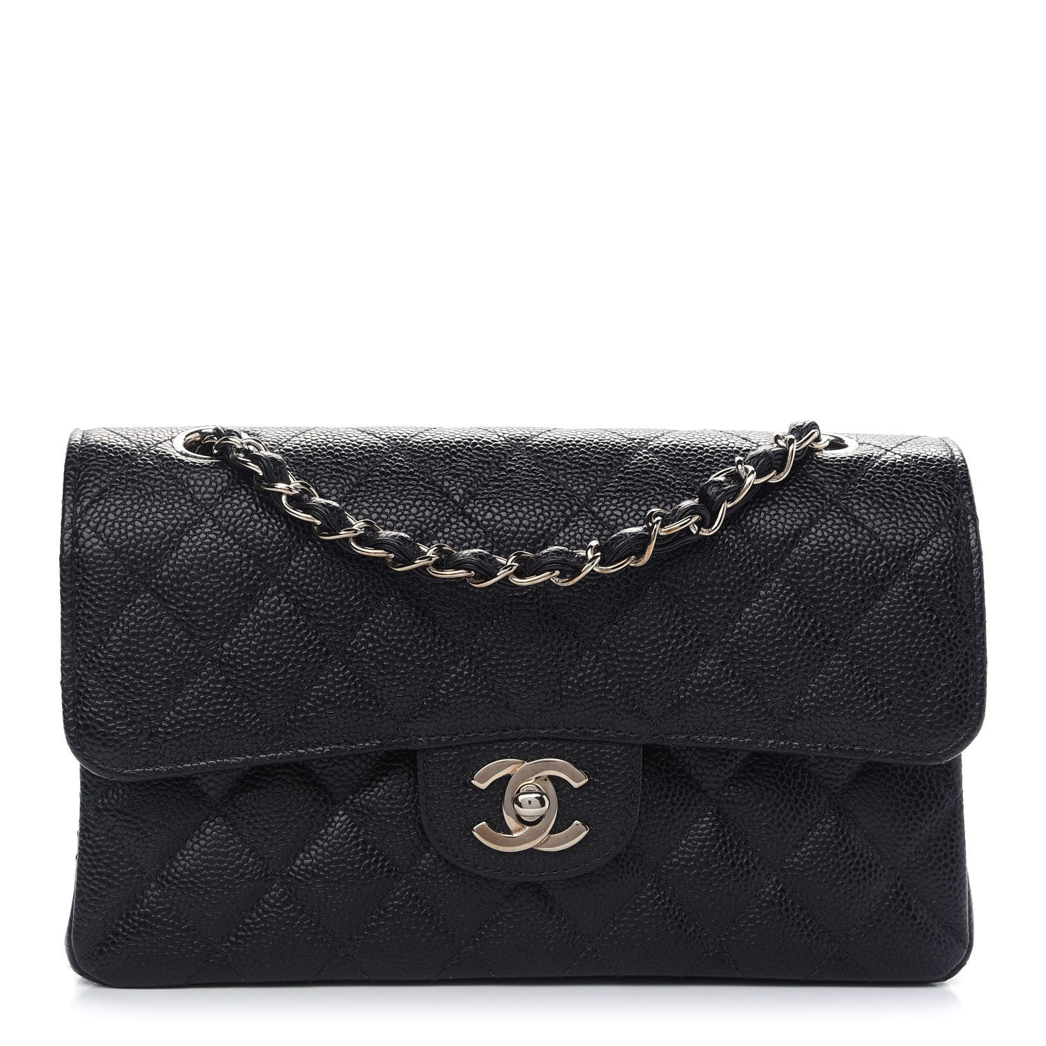 Chanel Caviar Quilted Small Double Flap Black 1 of 9