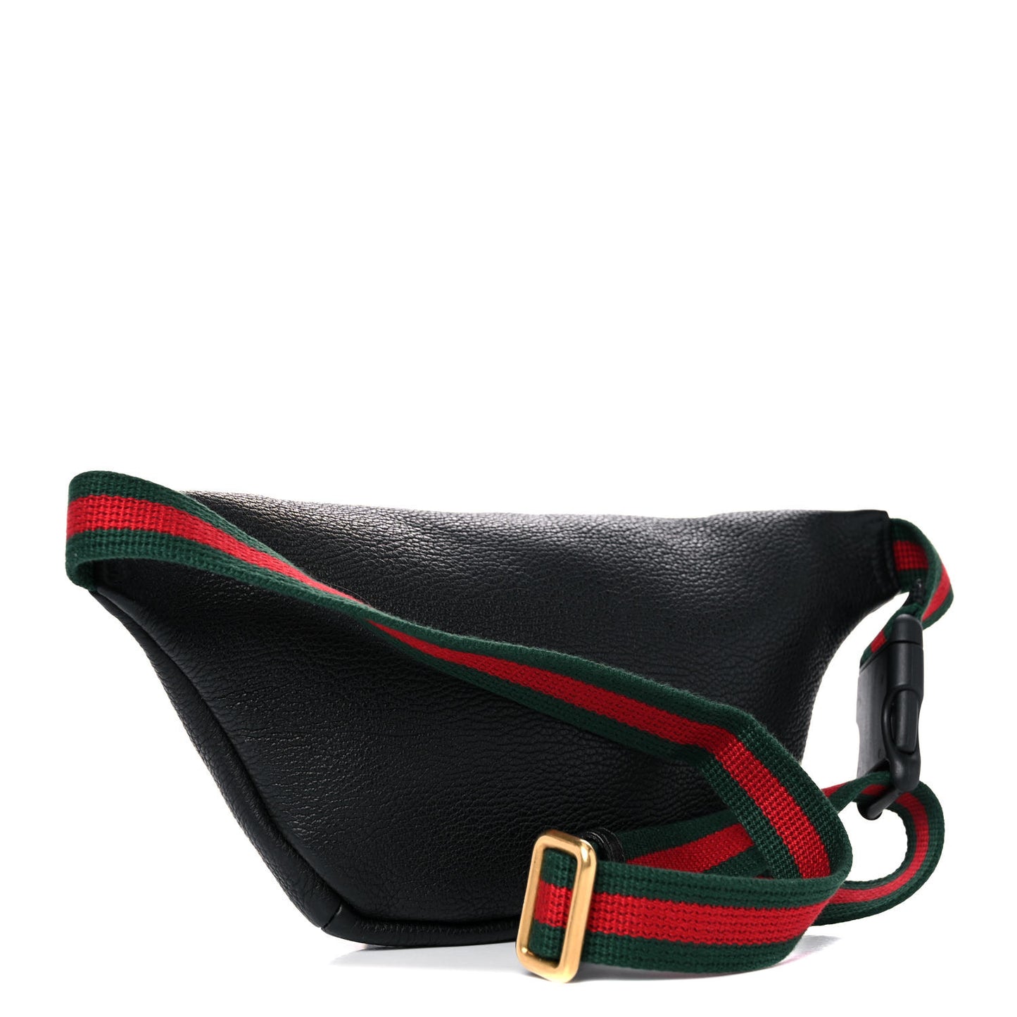 Grained Calfskin Small Logo Belt Bag Black