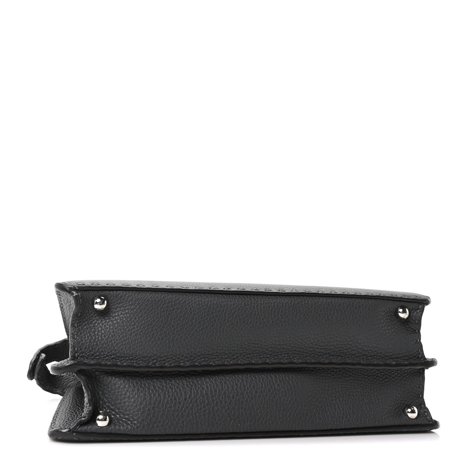 Fendi Cuoio Romano Selleria Chamois Medium Peekaboo I SEE U Satchel Asfalto Camelia 4 of 9