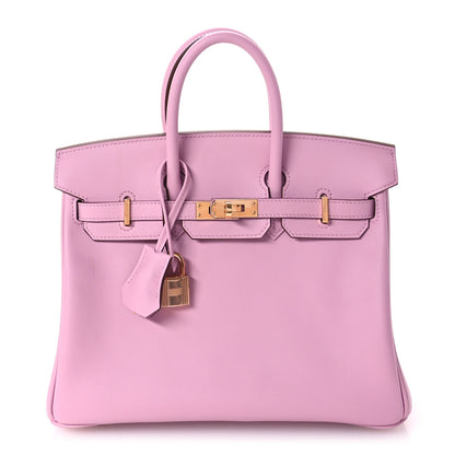 Hermes Swift Birkin 25 Mauve Sylvestre 1 of 19
