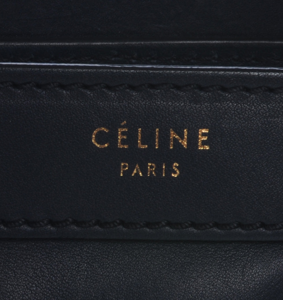 Smooth Calfskin Nano Luggage Navy