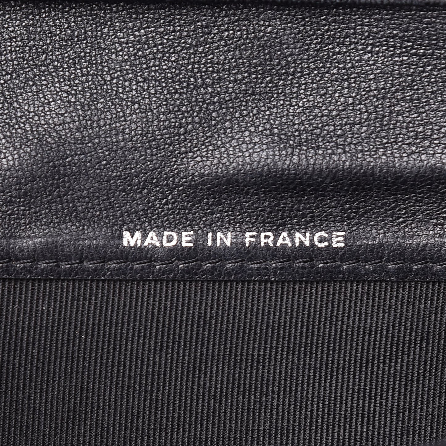 Lambskin Quilted Yen Wallet Black