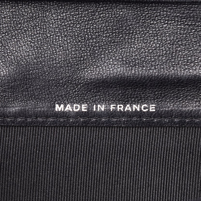 Chanel Lambskin Quilted Yen Wallet Black 7 of 17