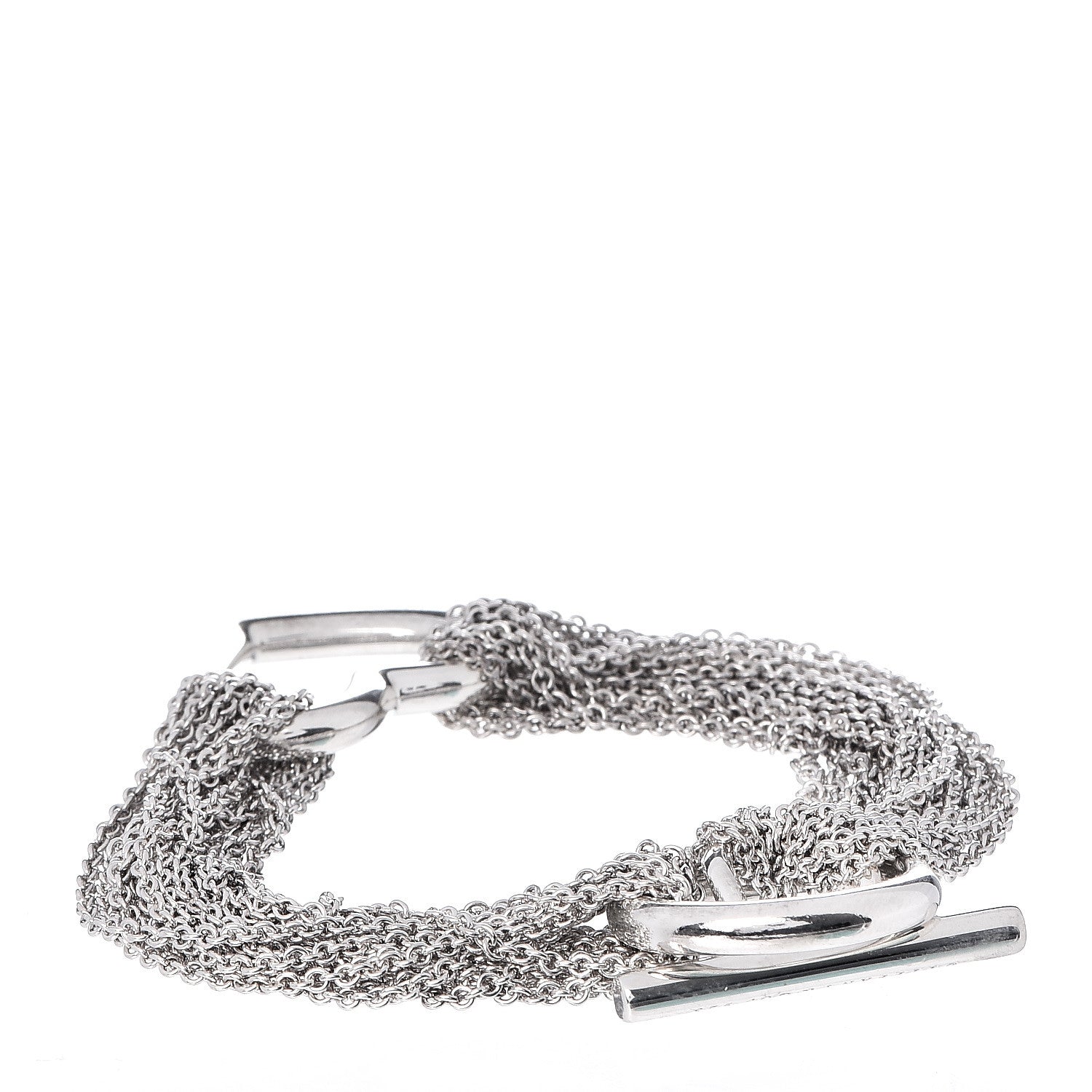 Tiffany Sterling Silver Heart Mesh Bracelet 3 of 4