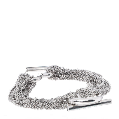 Tiffany Sterling Silver Heart Mesh Bracelet 3 of 4