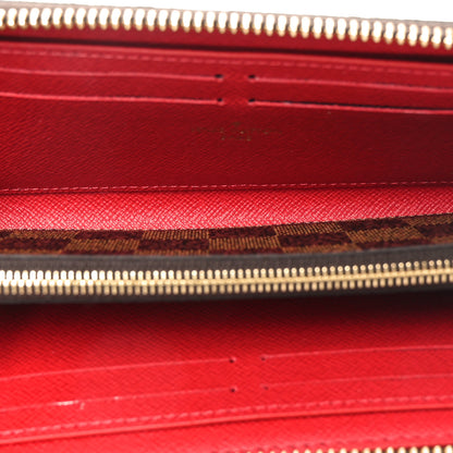 Louis Vuitton Damier Ebene Clemence Wallet Cherry 5 of 6