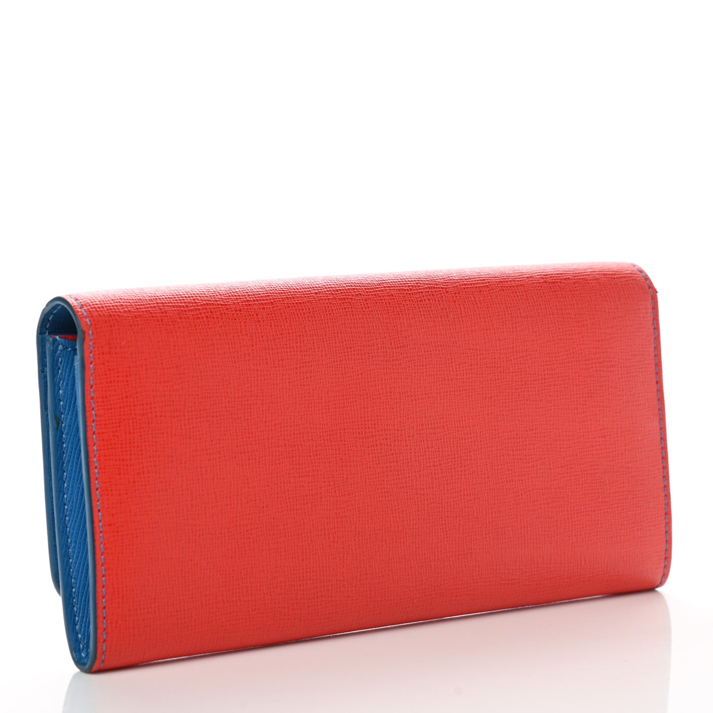 Vitello Elite Crystal Eye Monster Continental Wallet Royal Blue Papavero Multicolor