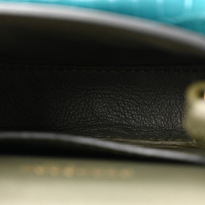 Burberry Alligator Bridle Micro Satchel Turquoise 13 of 31