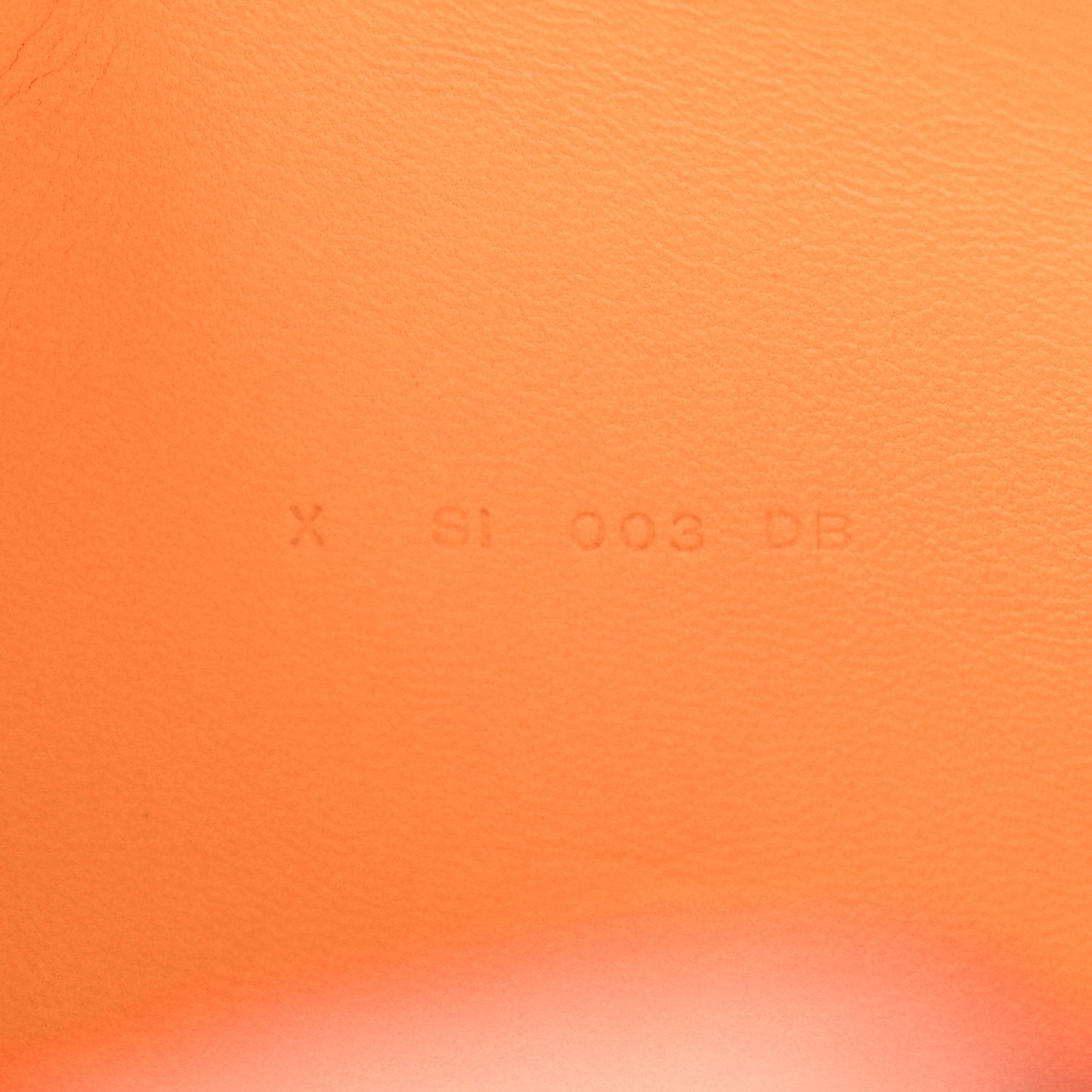 Togo Dogon Duo Wallet Orange Poppy Rose Candy