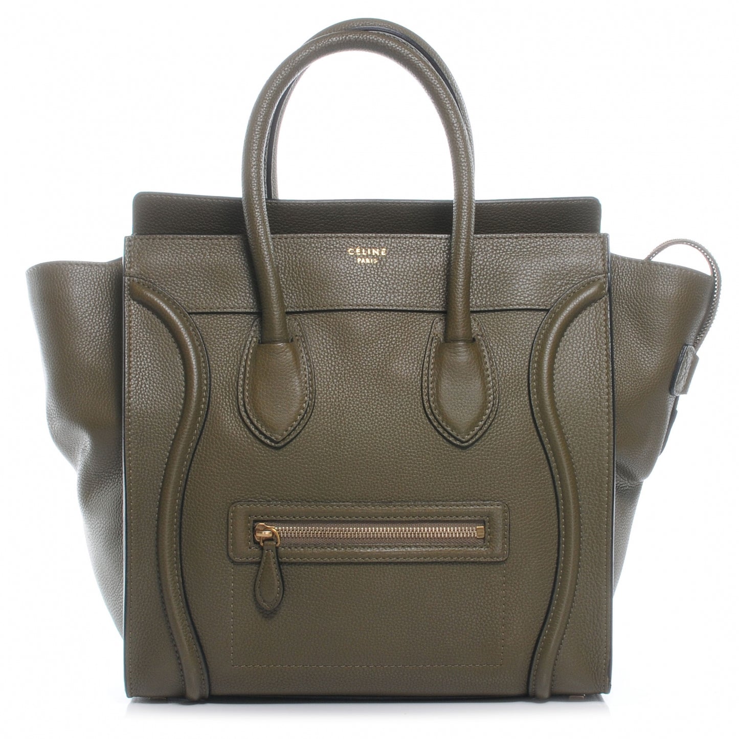 Drummed Calfskin Mini Luggage Jungle