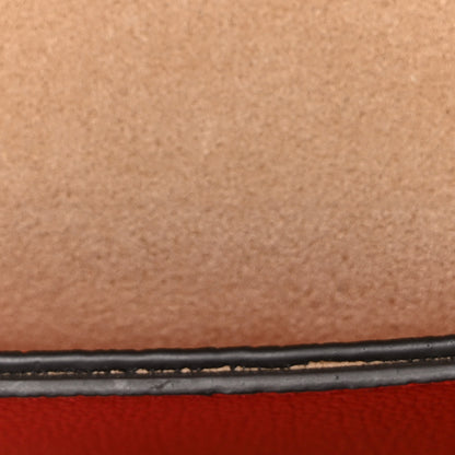 Louis Vuitton Soft Calfskin Lockme Ever BB Kabuki Red Quartz Black 10 of 10