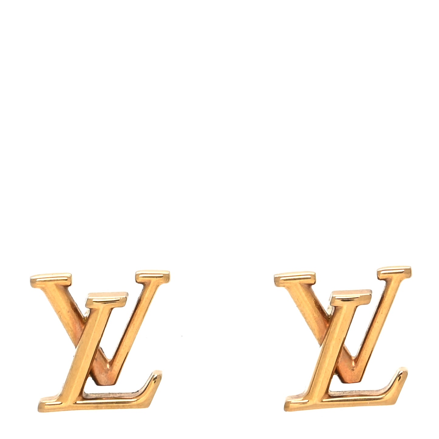 Metal LV Iconic Earrings Gold