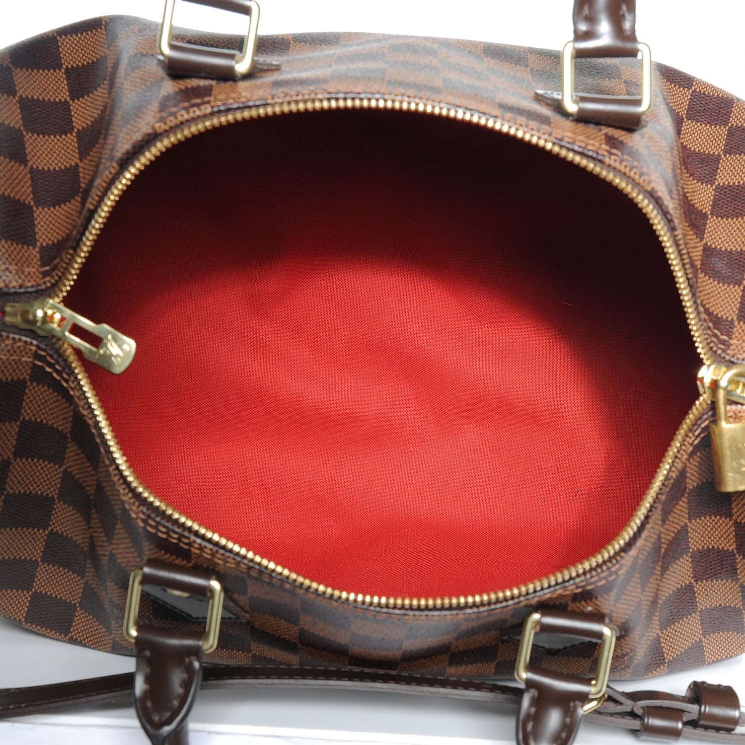 Louis Vuitton Damier Ebene Speedy Bandouliere 30 5 of 8