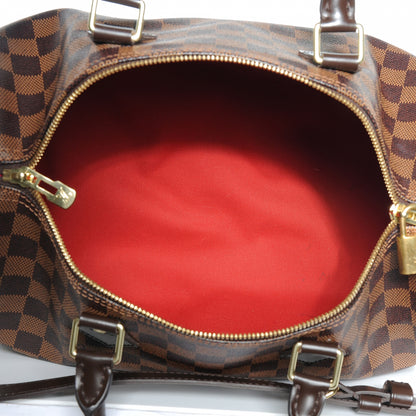 Louis Vuitton Damier Ebene Speedy Bandouliere 30 5 of 8