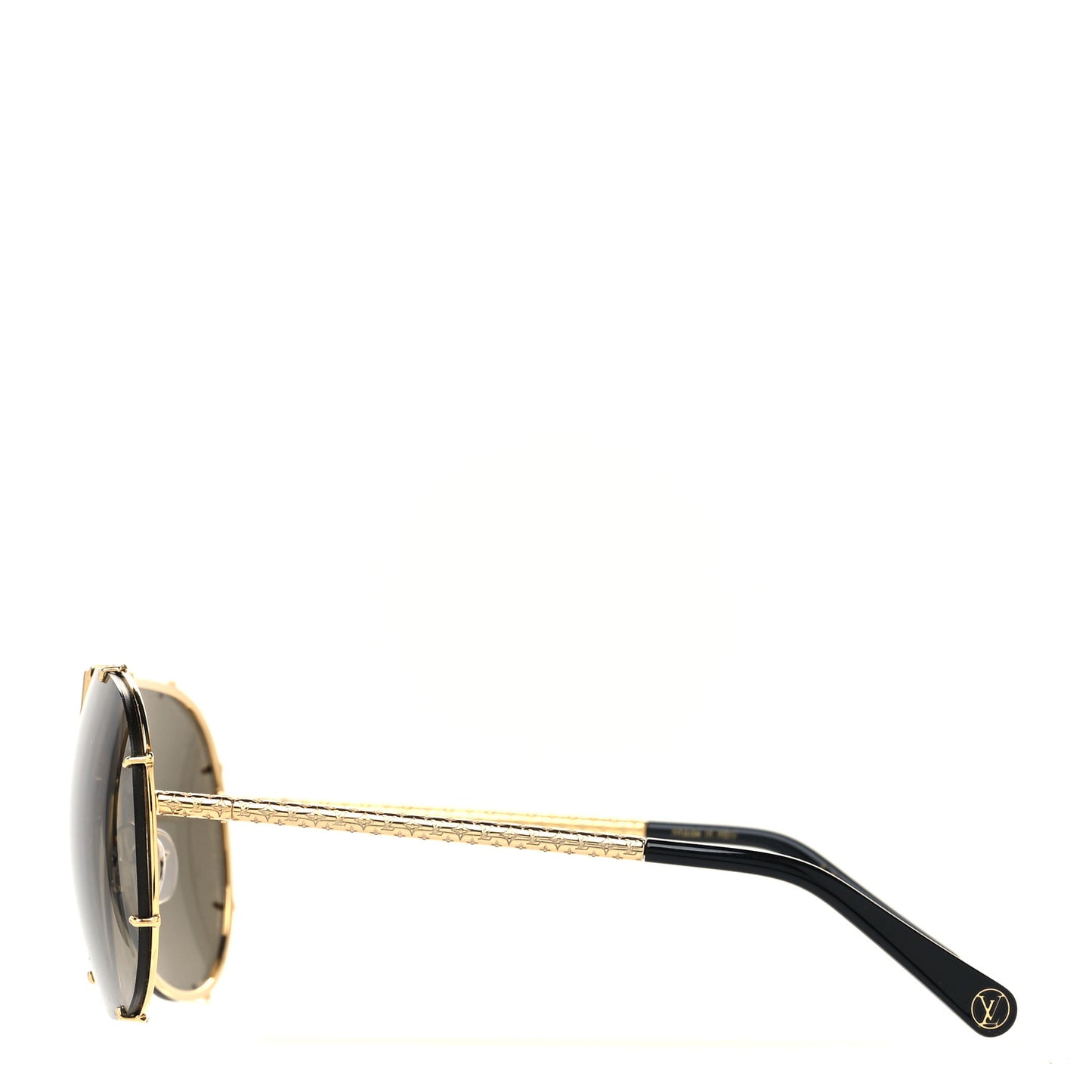 Metal LV Drive Sunglasses Z0897W Black Gold