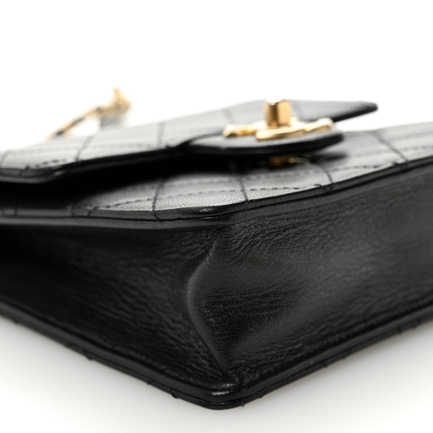 Chanel Goatskin Quilted Chic Pearls Flap Black 9 of 12