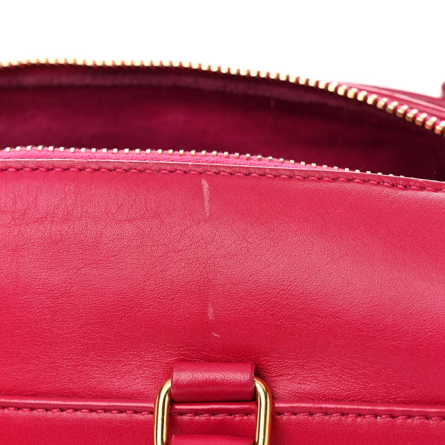 Calfskin Classic Baby Duffle Fuchsia