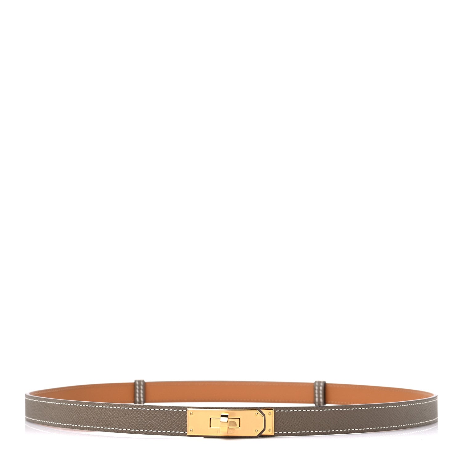Hermes Epsom Kelly Belt Etoupe 1 of 4