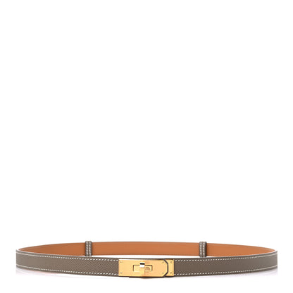 Hermes Epsom Kelly Belt Etoupe 1 of 4