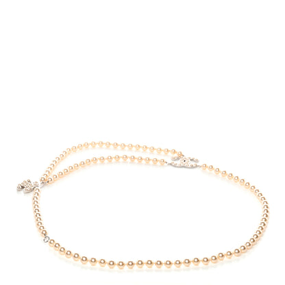 Chanel Pearl CC Double Strand Belt Silver 2 of 4