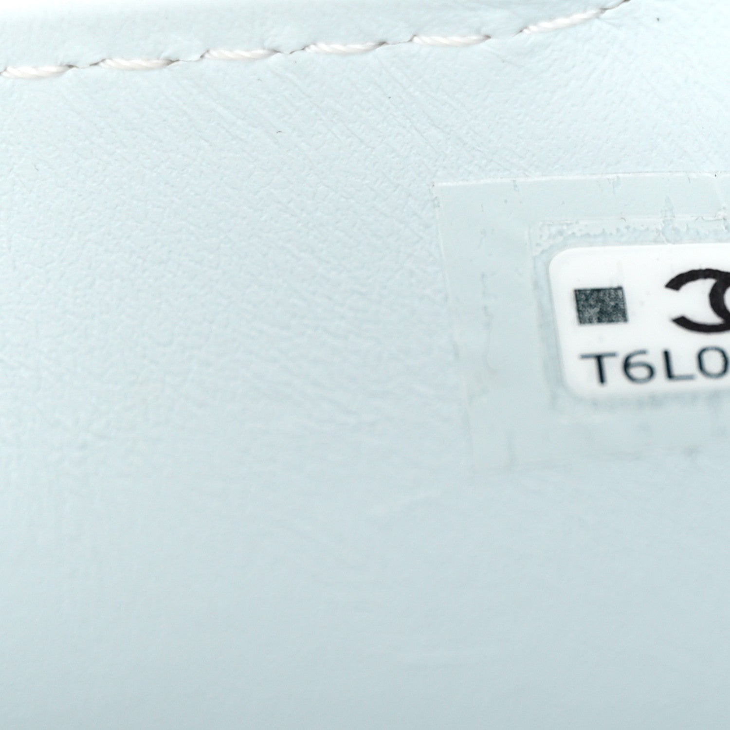 Chanel Shiny Aged Calfskin Quilted Mini Nano Kelly Shopper Light Blue 7 of 10