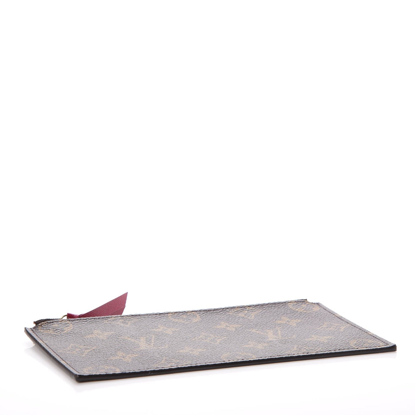 Monogram Felicie Chain Wallet Zippered Insert Fuchsia