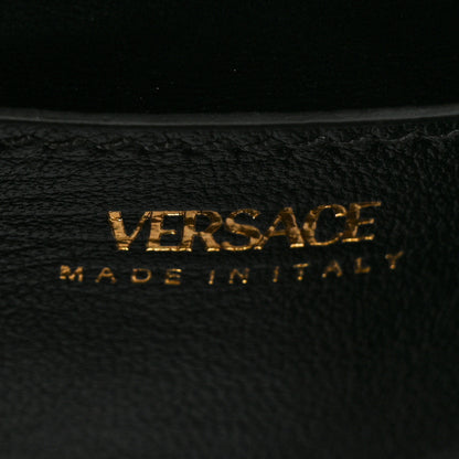 Versace Grained Calfskin Small La Medusa Top Handle Bag Optical White 6 of 9