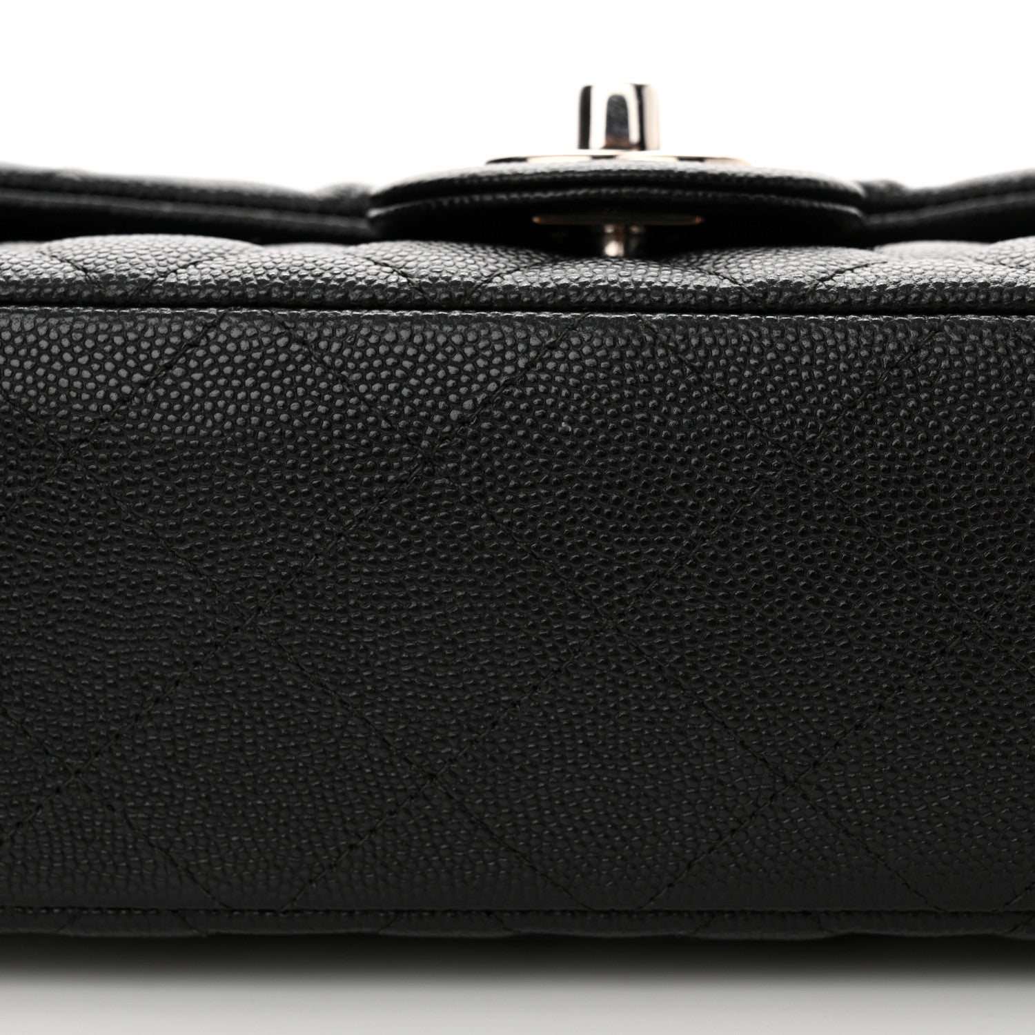 Chanel Caviar Quilted Mini Rectangular Flap Black 11 of 12