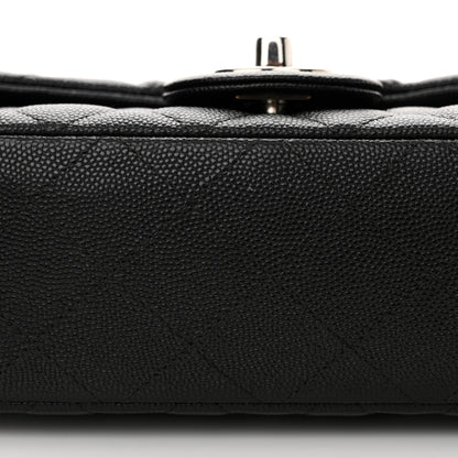 Chanel Caviar Quilted Mini Rectangular Flap Black 11 of 12