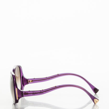 Louis Vuitton Gina Sunglasses Z0533W Violet Glitter 2 of 6