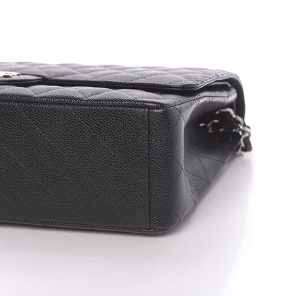 Chanel Caviar Quilted Maxi Double Flap Black 9 of 10