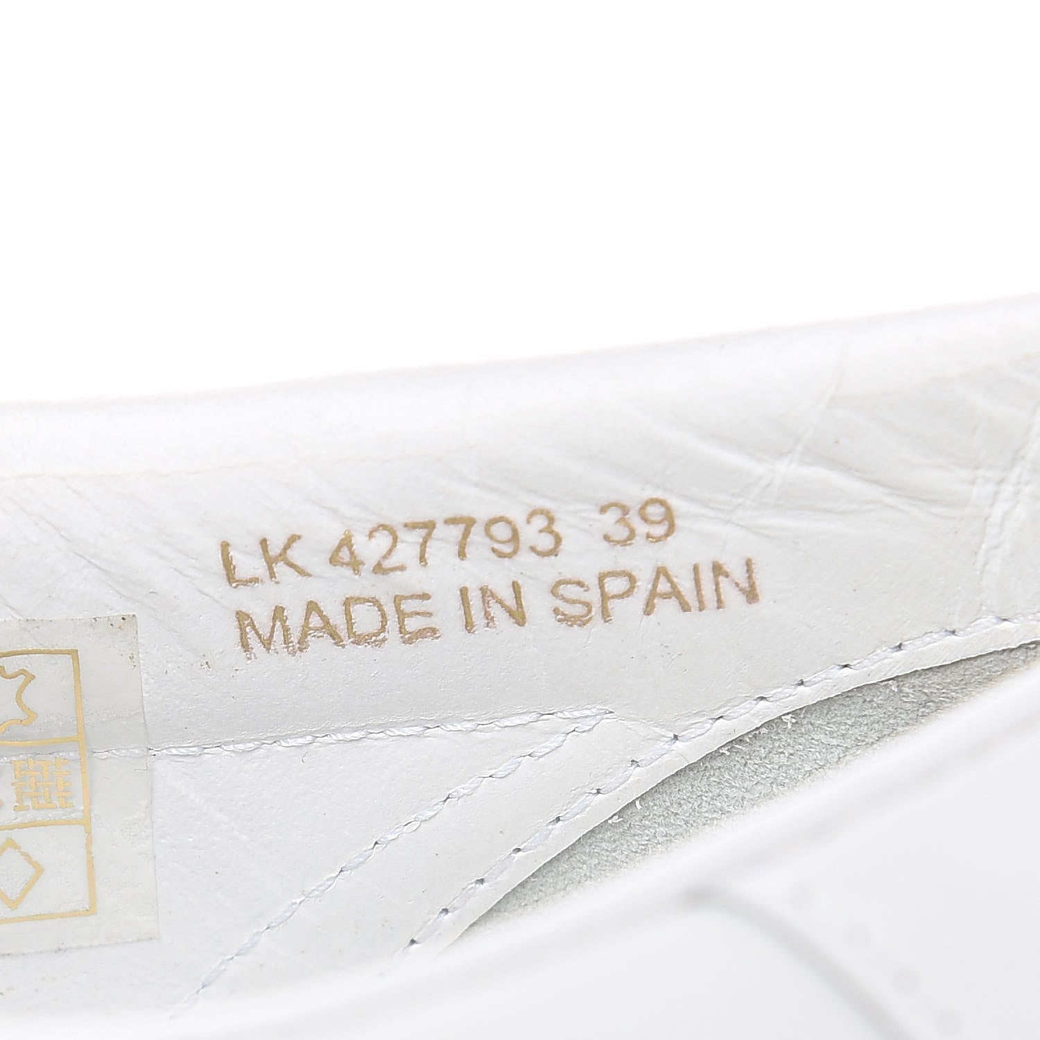 Saint Laurent Calfskin Court Sneakers 39 Off White 8 of 8