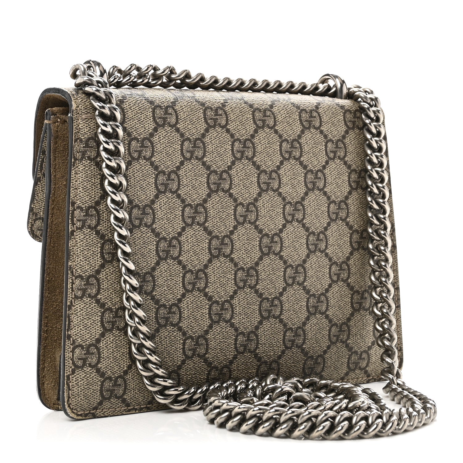 Gucci GG Supreme Monogram Mini Dionysus Shoulder Bag Taupe 3 of 11