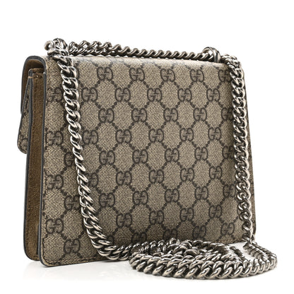 Gucci GG Supreme Monogram Mini Dionysus Shoulder Bag Taupe 3 of 11
