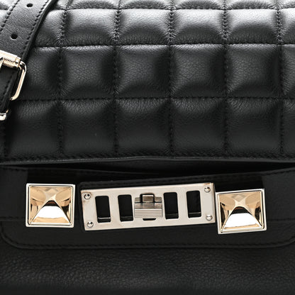 Proenza Schouler Lambskin Quilted Mini PS11 Classic Shoulder Bag Black 8 of 12