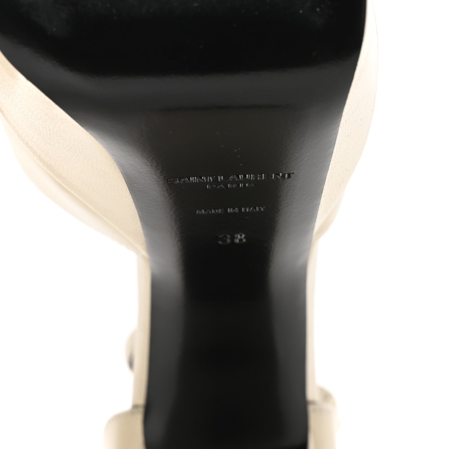 Lambskin Jodie Platform Sandals 38 Pearl